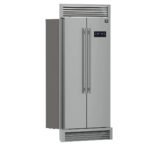 FORNO Salerno 37" 15.6 cu. ft. Side-by-Side Built-In Refrigerator in Stainless Steel and Grill Trim Kit, FFRBI1805-37SG - Image 2
