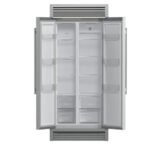 FORNO Salerno 37" 15.6 cu. ft. Side-by-Side Built-In Refrigerator in Stainless Steel and Grill Trim Kit, FFRBI1805-37SG - Image 4