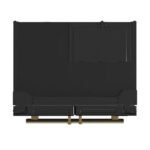 FORNO Espresso Moena 36" 19.2 cu. ft. Refrigerator with Ice Maker in Black with Antique Brass Handles, FFRBI1820-36BLK - Image 15