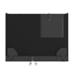 FORNO Espresso Salerno 36" 20 cu. ft. Side-By-Side Refrigerator with Water and Ice Dispenser in Black with Silver Handles - Image 14