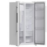 FORNO Espresso Salerno 36" 20 cu. ft. Side-By-Side Refrigerator with Water and Ice Dispenser in White with Silver Handles - Image 6