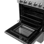 FORNO Breno 24" 2.3 cu. ft. Freestanding Gas Range with 4 Sealed Burners in Stainless Steel, FFSGS6272-24 - Image 17