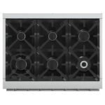FORNO Massimo 36" 5.36 cu. ft. Freestanding Gas Range with 6 Burners, FFSGS6239-36 - Image 7