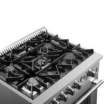 FORNO Giovanni 30" 4.32 cu. ft. Gas Range with 5 Sealed Burners, Air Fry Basket, Wok Support and Griddle, FFSGS6274-30 - Image 11