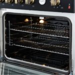 FORNO Marco 30" 4.32 cu.ft. Gas Range with 4 Burners and Temperature Gauge in Black with Antique Brass Accents, FFSGS6277-30BLK - Image 9