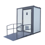 Handicap-Accessible Portable Restroom for Disabled