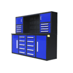 7' Garage Workbench Cabinet (18 Drawers & 4 Cabinets & Pegboard) - Image 10