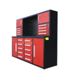 7' Garage Workbench Cabinet (18 Drawers & 4 Cabinets & Pegboard) - Image 15