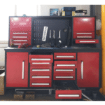 7' Garage Workbench Cabinet (18 Drawers & 4 Cabinets & Pegboard) - Image 18