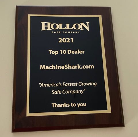 Hollon Safes 2021 Top 10 Dealer