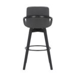 Baylor Swivel Barstool in Luxurious Faux Leather - Stylish & Durable Wood Frame for Modern Homes - Image 34