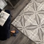 Daisy Contemporary Geometric Area Rug - Easy Clean Polypropylene, Stain Resistant, Stylish Design - Image 7