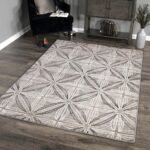 Daisy Contemporary Geometric Area Rug - Easy Clean Polypropylene, Stain Resistant, Stylish Design - Image 11