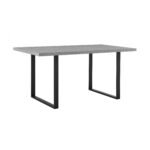 Fenton Contemporary Dining Table - Stylish Melamine Top with Sturdy Steel Frame for Modern Homes - Image 8