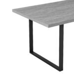 Fenton Contemporary Dining Table - Stylish Melamine Top with Sturdy Steel Frame for Modern Homes - Image 9