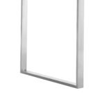 Fenton Contemporary Dining Table with Melamine Top and Sleek Stainless Steel Frame for Modern Homes - Image 5