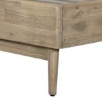 Baly Acacia Mid-Century Platform Bed - Stylish Design, No Box Spring Needed, Easy Assembly & Storage - Image 8