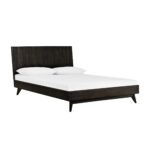 Baly Acacia Mid-Century Platform Bed - Stylish Design, No Box Spring Needed, Easy Assembly & Storage - Image 2