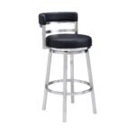 Madrid Swivel Barstool – Ergonomic Faux Leather Seating with 360-Degree Motion for Your Home Bar - Image 5