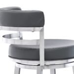 Madrid Swivel Barstool – Ergonomic Faux Leather Seating with 360-Degree Motion for Your Home Bar - Image 16