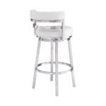 Madrid Swivel Barstool – Ergonomic Faux Leather Seating with 360-Degree Motion for Your Home Bar - Image 26