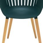 Nassau Outdoor Dining Chairs Set of 2 - Eco-Friendly, Stylish Eucalyptus Legs in Multiple Colors! - Image 7