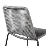 Shasta Outdoor Steel and Rope Stools, Set of 2 - Stylish, Stackable, and Perfect for Any Space! - Image 14