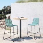 Shasta Outdoor Steel and Rope Stools, Set of 2 - Stylish, Stackable, and Perfect for Any Space! - Image 59