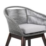 Tutti Fruitti Eucalyptus Rope Dining Chair - Stylish Durable Outdoor Seating with Removable Cushions - Image 5