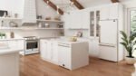 FORNO Espresso Milano 31" 17.2 cu. ft. Right Swing Refrigerator and Bottom Freezer in White with Antique Brass Handles, FFFFD1785-31WHT - Image 12