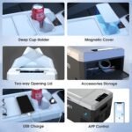 Mini Solar Powered Car Fridge Freezer, 29 Quarts - Image 5