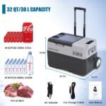 Pro Portable Solar Fridge Freezer, 32 Quarts - Image 2
