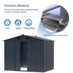 8'x6' Metal Storage Shed - Image 4