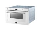FORNO Espresso Capoliveri 24" 1.2 cu. ft. Built-In Microwave Drawer in White with Silver Handles, FMWDR3000-24WHT - Image 4