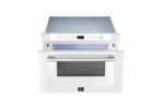 FORNO Espresso Capoliveri 24" 1.2 cu. ft. Built-In Microwave Drawer in White with Silver Handles, FMWDR3000-24WHT - Image 8