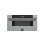 FORNO Capoliveri 30" 1.2 cu. ft. Built-In Microwave Drawer in Stainless Steel, FMWDR3000-30
