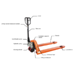 6 Pack of NobleLift Standard Duty Pallet Jack 5500 lbs Capacity 27''x48'' Forks - Image 3