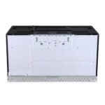 FORNO Scalo 30" 1.6 cu. ft. 300 CFM Over The Range Microwave in Black with Antique Brass Accents, FOTR3007-30BLK - Image 9