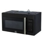 FORNO Fornace 30" 1.5 cu. ft. 300 CFM Over The Range Microwave in Black with Silver Accents, FOTR3038-30BLK - Image 3