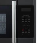 FORNO Fornace 30" 1.5 cu. ft. 300 CFM Over The Range Microwave in Black with Antique Brass Accents, FOTR3038-30BLK - Image 11