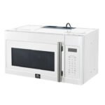 FORNO Fornace 30" 1.5 cu. ft. 300 CFM Over The Range Microwave in White with Silver Accents, FOTR3038-30WHT - Image 4