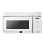 FORNO Fornace 30" 1.5 cu. ft. 300 CFM Over The Range Microwave in White with Antique Brass Accents, FOTR3038-30WHT - Image 2