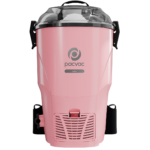 Pacvac Pink Velo Lightweight Corded Backpack Vacuum