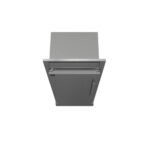 FORNO Maderno 28" 13.6 cu. ft. Left Swing Convertible Refrigerator/ Freezer with Modern Trim Kit, FFFFD1722-32LS - Image 11
