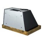 FORNO Vittorio 36" 600 CFM Wall Mount Range Hood in Black and Antique Brass Trim with Remote Control, FRHWM5078-36BLK - Image 9