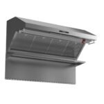 FORNO Savona 60" 1200 CFM Wall Mount Range Hood with Backsplash, Warming Lamp and Shelf, FRHWM5029-60HB - Image 2