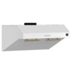 FORNO Espresso Bari 30" 400 CFM Under Cabinet Range Hood in White with Silver Handles, FRHUC5255-30WHT - Image 3