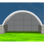 Back Wall for Container Canopy Shelter 40'x40'x13' - Image 3
