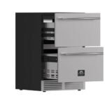 FORNO Cosenza 24" 4.69 cu.ft. Built-In Indoor/Outdoor Drawer Freezer with Ice Maker, FDRBI1838-24S - Image 11