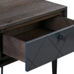 Cross 3-Piece Bedroom Set with Modern Rustic Style, Solid Oak Frame, and Spacious Nightstands - Image 7
